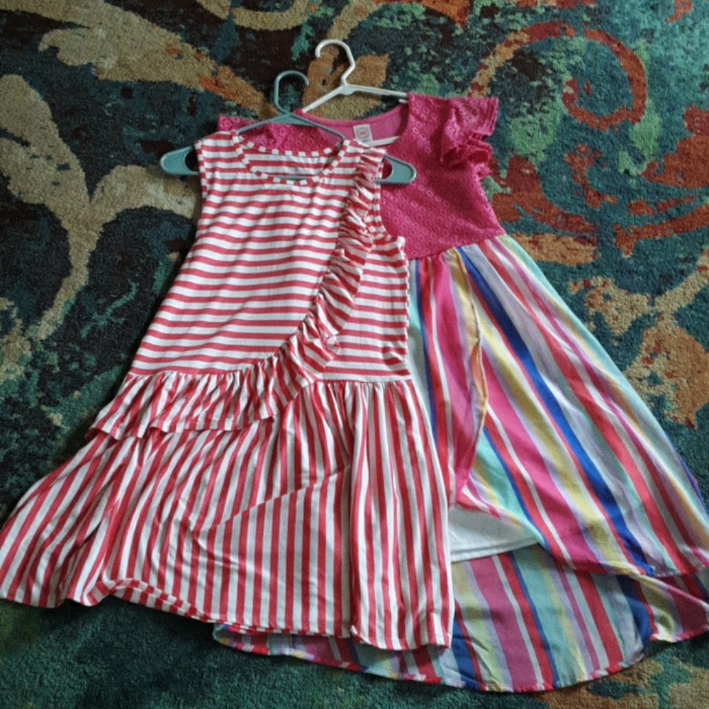 2  colorful summer dresses